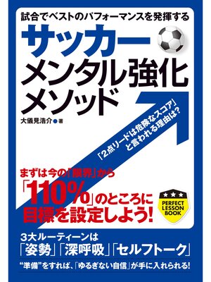 cover image of サッカー　メンタル強化メソッド
